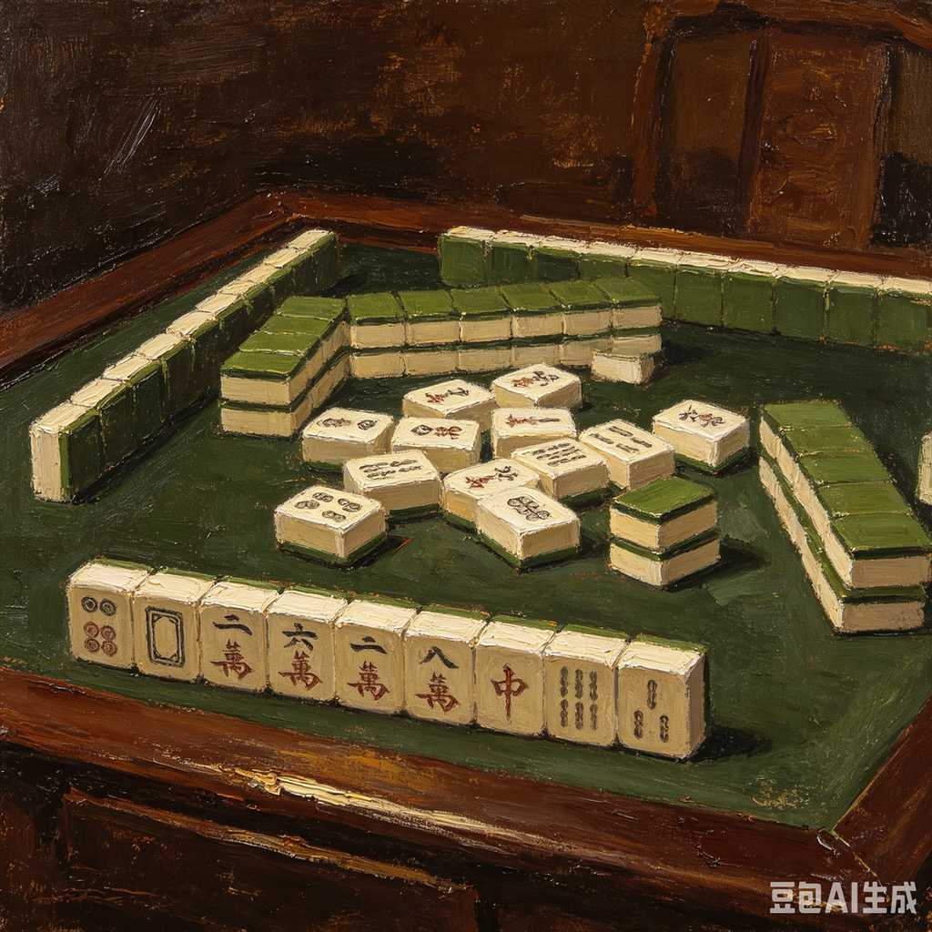 jelly transparent mahjong set
