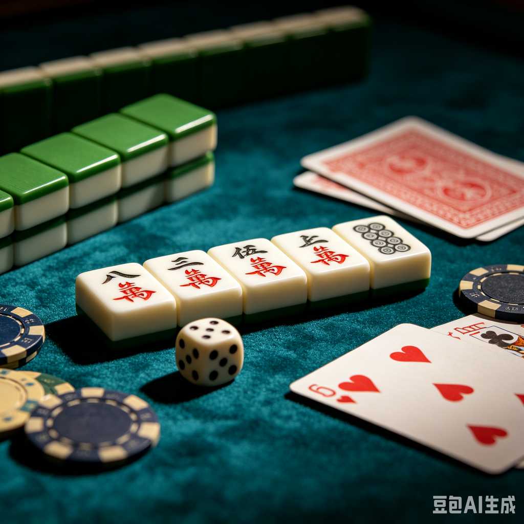 indoor leisure game mahjong set
